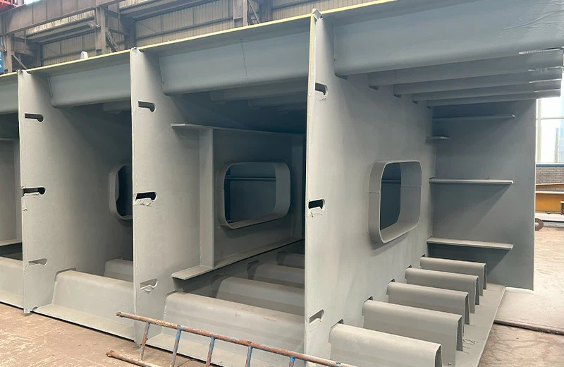 box beam bridge with internal stiffeners box beam bridge with internal stiffeners