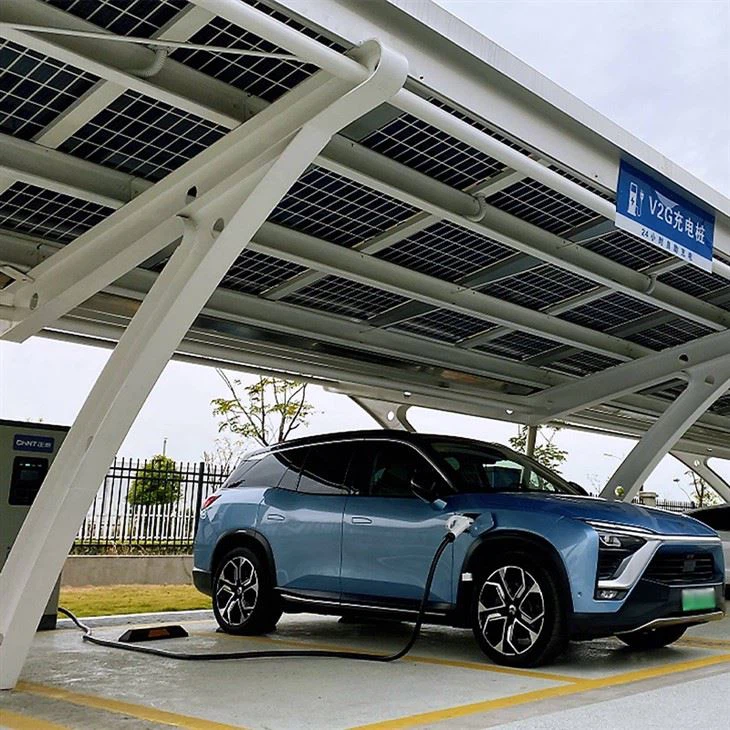 ソーラーパーキング構造のプレハブ